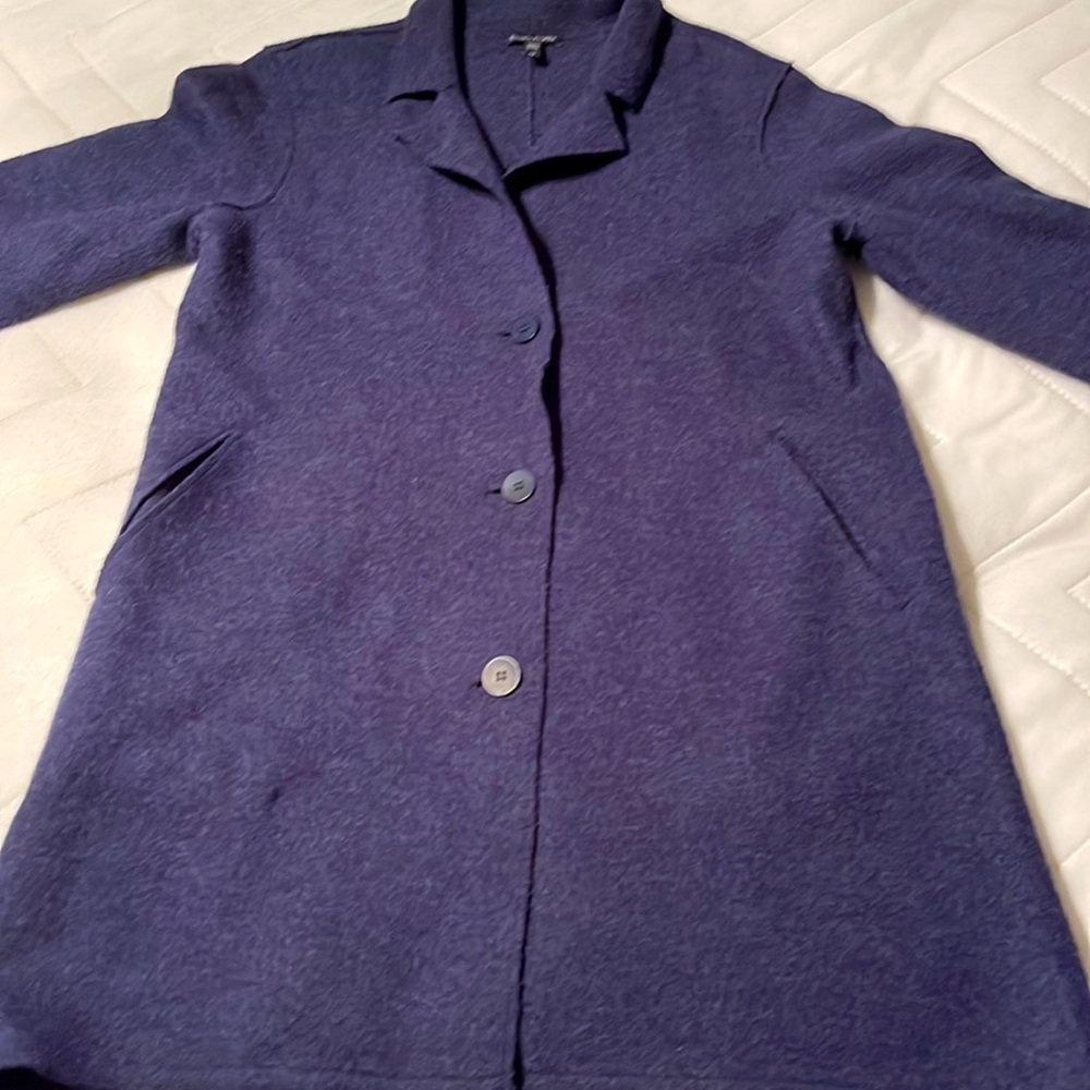 Eileen Fisher Blue Small Jacket